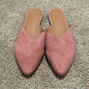 Women’s Madewell Pink Suede Flats- Size 8.5